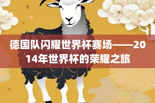 德国队闪耀世界杯赛场——2014年世界杯的荣耀之旅眉山市正发家政服务有限公司