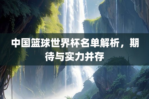 中国篮球世界杯名单解析，期待与实力并存眉山市正发家政服务有限公司