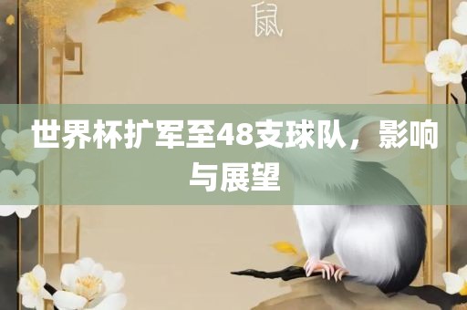 世界杯扩军至48支球队，影响与展望