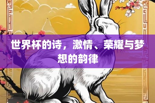 世界杯的诗，激情、荣耀与梦想的韵律