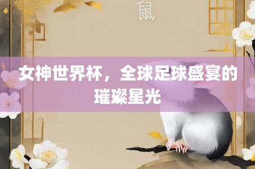 女神世界杯，全球足球盛宴的璀璨星光