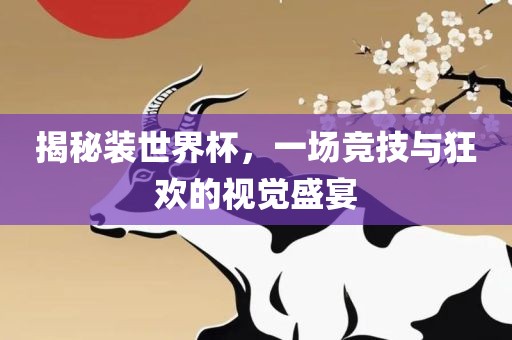揭秘装世界杯，一场竞技与狂欢的视觉盛宴眉山市正发家政服务有限公司
