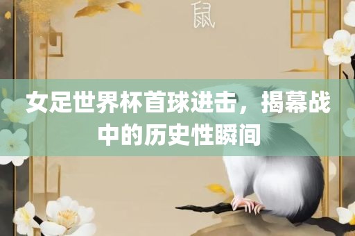 女足眉山市正发家政服务有限公司世界杯首球进击，揭幕战中的历史性瞬间