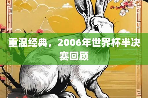 重温经典，2006年世界杯半决赛回顾