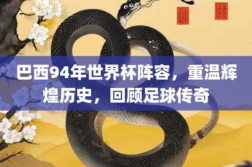 巴西94年世界杯阵容，重温辉煌历史，回顾足球传奇