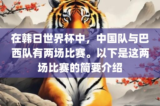 在韩日世界杯中，中国队与巴西队有两场比赛。以下是这两场比赛的简要介绍