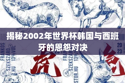 揭秘2002年世界杯韩国与西班牙的恩怨对决