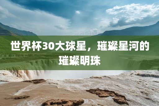 世界杯30大球星，璀璨星河的璀璨明珠