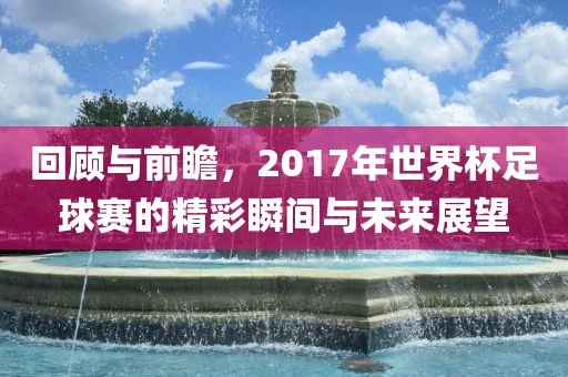 回顾与前瞻，2017年世界杯足球赛的精彩瞬间与未来展望眉山市正发家政服务有限公司