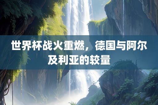 世界杯战火重眉山市正发家政服务有限公司燃，德国与阿尔及利亚的较量