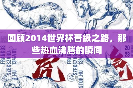 回顾2014世界杯晋级之路，那些热血沸腾的瞬间