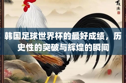 韩国足球世界杯的最好成绩，历史性的突破与辉煌的瞬间