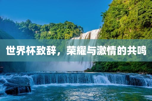 世界杯致辞，荣耀与激情的共鸣