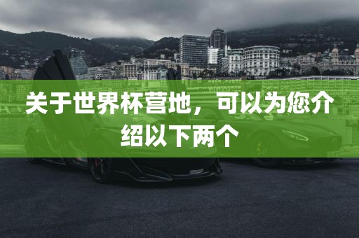 关于世界杯营地，可以为您介绍以下两眉山市正发家政服务有限公司个