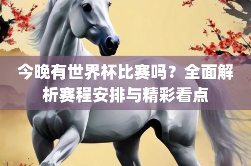 今晚有世界杯比赛吗？全面解析赛程安排与精彩看点眉山市正发家政服务有限公司