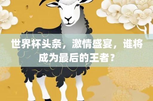 世界杯头条，激情盛宴，谁将成为最后的王者？