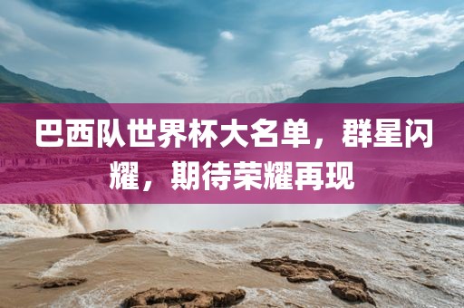 巴西队世界杯大名单，群星闪耀，期待荣耀再现