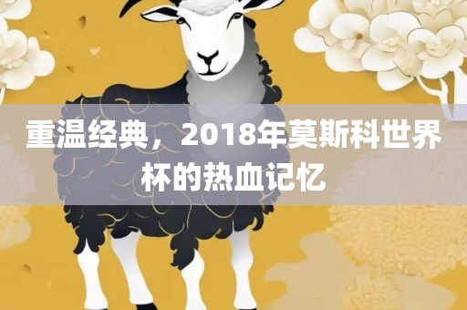 重温经典，2018年莫斯科世界杯的热血记忆