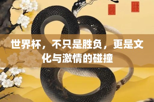 世界杯，不只是胜负，更是文化与激情的碰撞眉山市正发家政服务有限公司