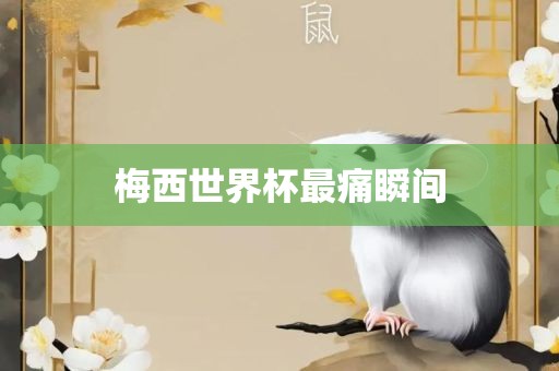 梅西世界杯最痛瞬间