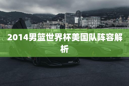 2014男篮世界杯美国队阵容解析