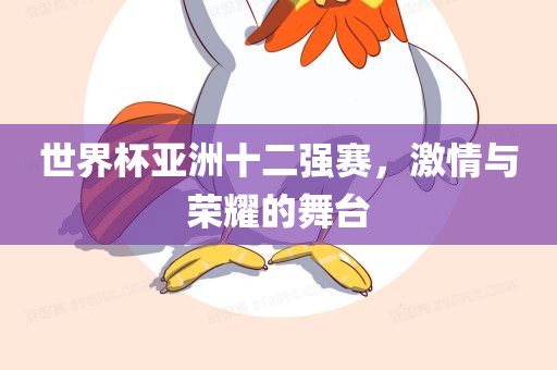 世界杯亚洲十二强赛，激情与荣耀的舞台