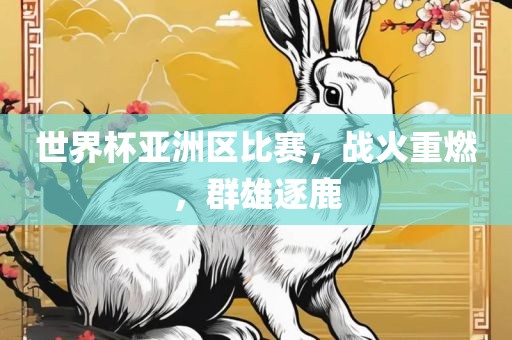 世界杯亚洲区比赛，战火重燃，群雄逐鹿眉山市正发家政服务有限公司