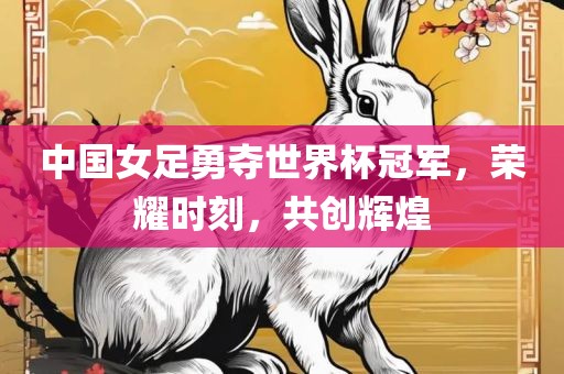 中国女足勇夺世界杯冠军，荣耀时刻，共创辉煌