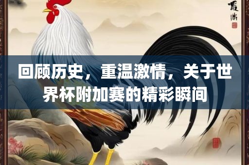 回顾历史，重温激情，关于世界杯附加赛的精彩瞬间