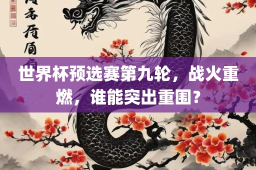 世界杯预选赛第九轮，战火重燃，谁能突出重围？