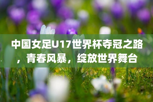 中国女足U17世界杯夺冠之路，青春风暴，绽放世界舞台