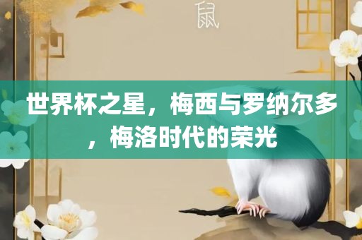 世界杯之星，梅西与罗纳尔多，梅洛时代的荣光