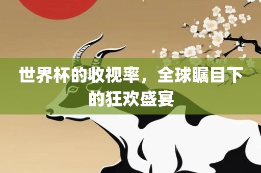 世界杯的收视率，全球瞩目下的狂欢盛宴