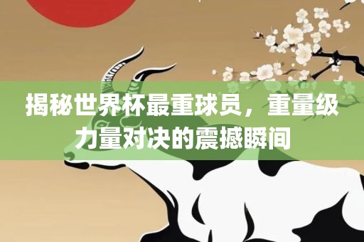 揭秘世界杯最重球员，重量级力量对决的震撼瞬间眉山市正发家政服务有限公司