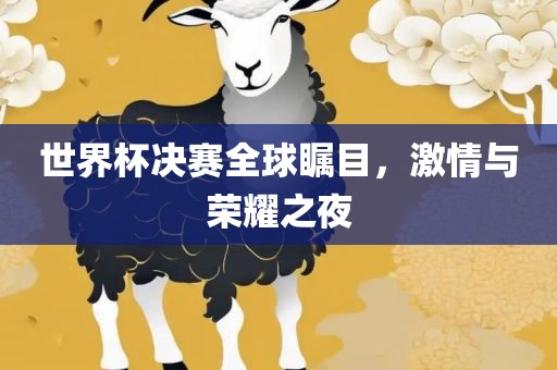 世界杯决赛全球瞩目，激情与荣耀之夜