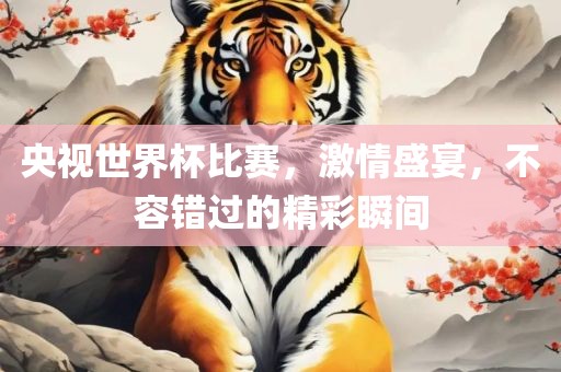 央视世界杯比赛，激情盛宴，不容错过的精彩瞬间