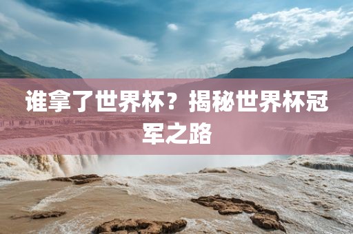 谁拿了世界杯？揭秘世界杯冠军之路眉山市正发家政服务有限公司