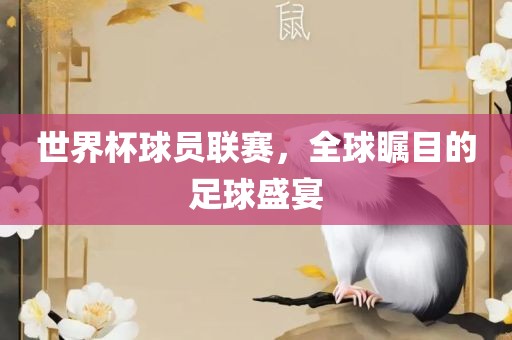 世界杯球员联赛，全球瞩目的足球盛宴