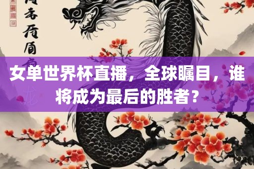 女单世界杯直播，全球瞩目，谁将成为最后的胜者？