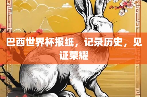 巴西世界杯报纸，记录历史，见证荣耀眉山市正发家政服务有限公司