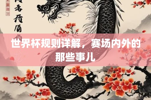 世界杯规则详解，赛场内外的那些事儿