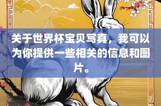 关于世界杯宝贝写真，我可以为你提供一些相关的信息和图片。眉山市正发家政服务有限公司